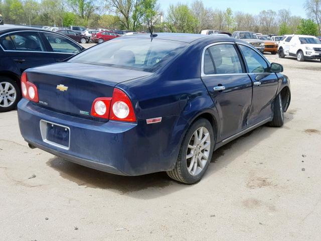 1G1ZE5E07A4127992 - 2010 CHEVROLET MALIBU LTZ BLUE photo 4