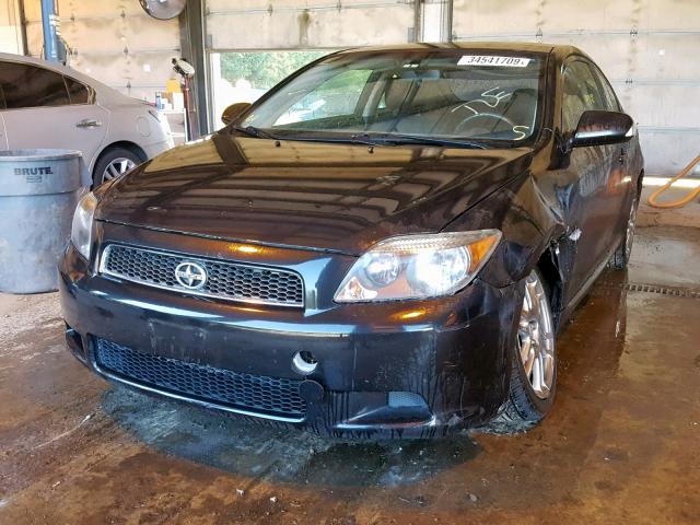 JTKDE177070183804 - 2007 TOYOTA SCION TC BLACK photo 2