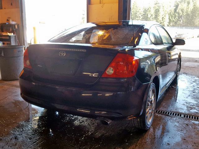 JTKDE177070183804 - 2007 TOYOTA SCION TC BLACK photo 4