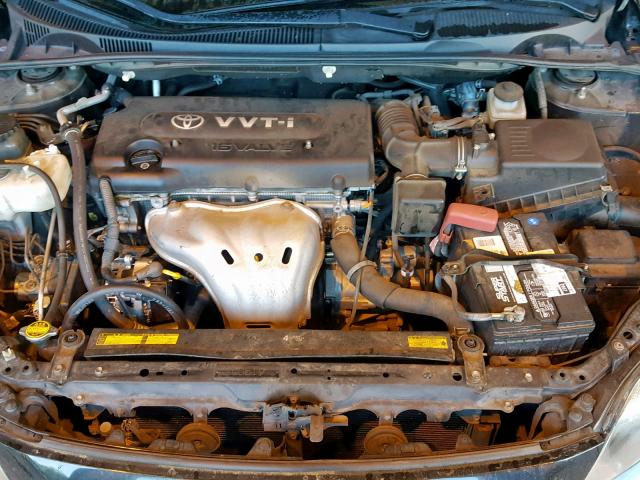 JTKDE177070183804 - 2007 TOYOTA SCION TC BLACK photo 7