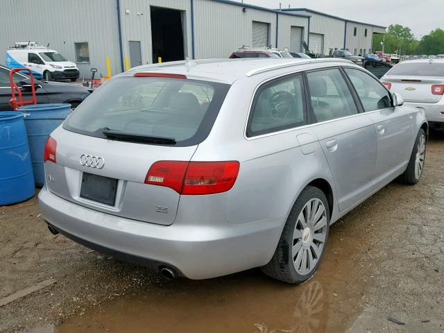 WAUKH74F37N053956 - 2007 AUDI A6 AVANT Q SILVER photo 4