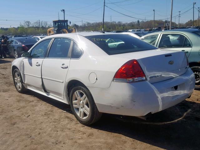 2G1WB5E37G1183182 - 2016 CHEVROLET IMPALA LIM WHITE photo 3