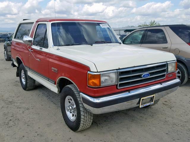 1FMEU15H7MLA04206 - 1991 FORD BRONCO U10 RED photo 1