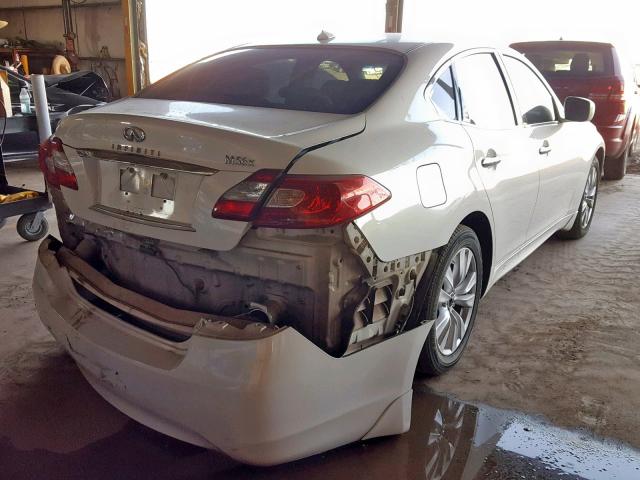 JN1AY1AR6BM570244 - 2011 INFINITI M56 X WHITE photo 4