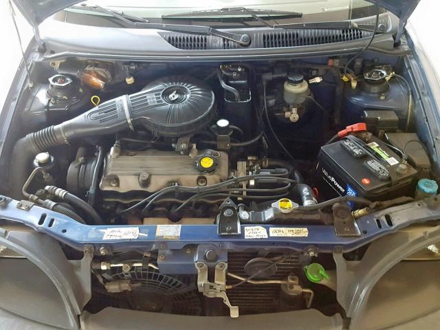 2C1MR5296T6787593 - 1996 GEO METRO BASE BLUE photo 7