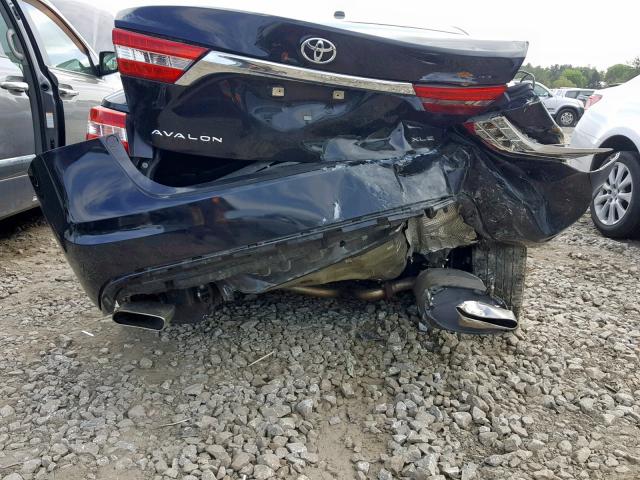 4T1BK1EB1FU164180 - 2015 TOYOTA AVALON XLE BLACK photo 9