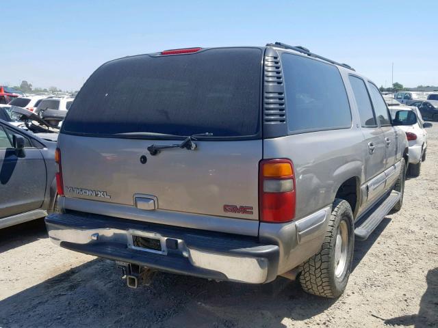 3GKFK16T71G149910 - 2001 GMC YUKON XL K GRAY photo 4