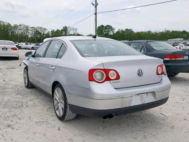 WVWJK7AN2AE142744 - 2010 VOLKSWAGEN PASSAT KOM SILVER photo 3