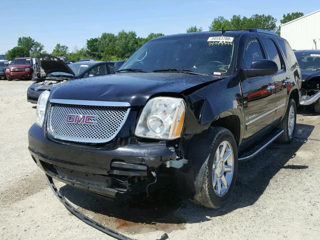 1GKFK03289R252285 - 2009 GMC YUKON DENA BLACK photo 2