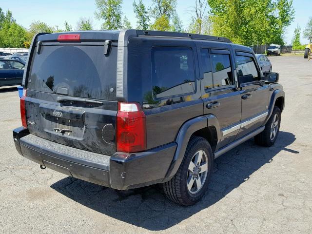 1J8HG48K46C354910 - 2006 JEEP COMMANDER 黑色 照片 4