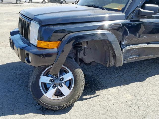 1J8HG48K46C354910 - 2006 JEEP COMMANDER 黑色 照片 9