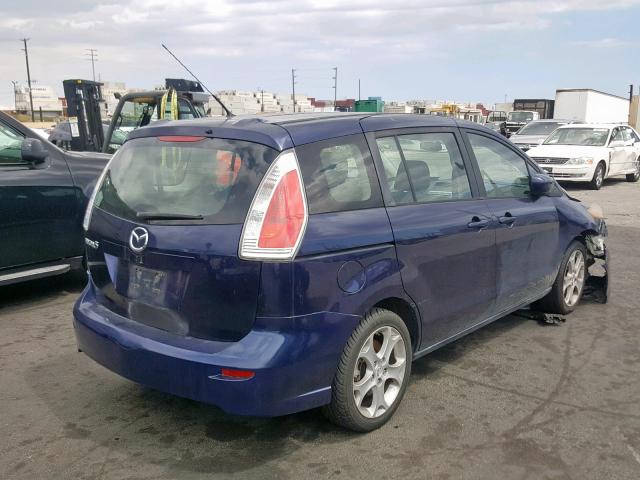 JM1CR2WL9A0373961 - 2010 MAZDA 5 BLUE photo 4