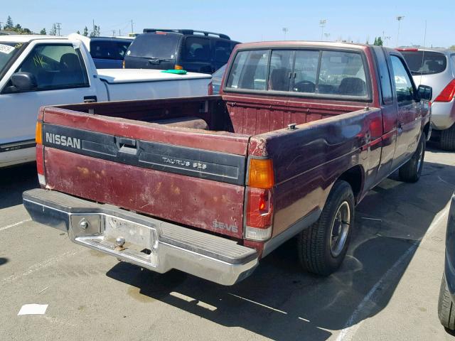 1N6HD16S1JC311844 - 1988 NISSAN D21 KING C RED photo 4