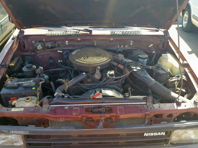 1N6HD16S1JC311844 - 1988 NISSAN D21 KING C RED photo 7