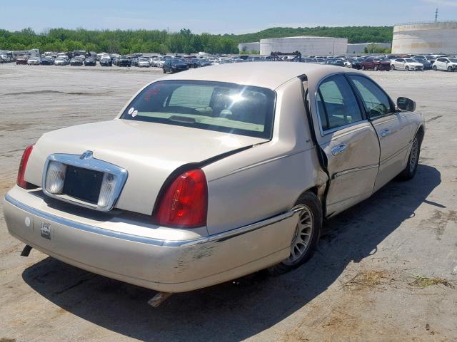 1LNHM83W11Y676641 - 2001 LINCOLN TOWN CAR C BEIGE photo 4