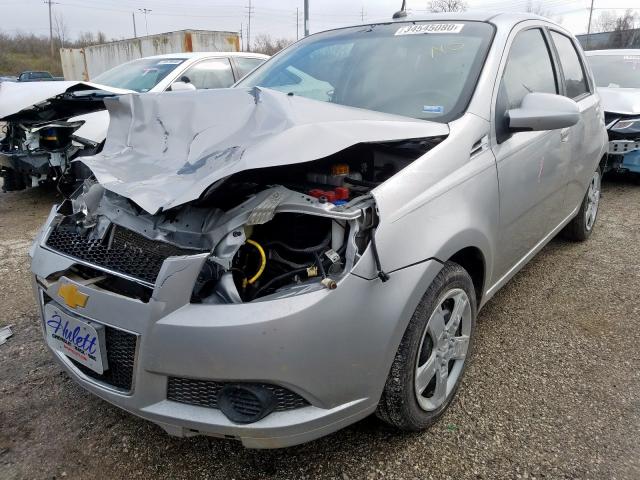 KL1TD66E99B659243 - 2009 CHEVROLET AVEO LS  photo 2