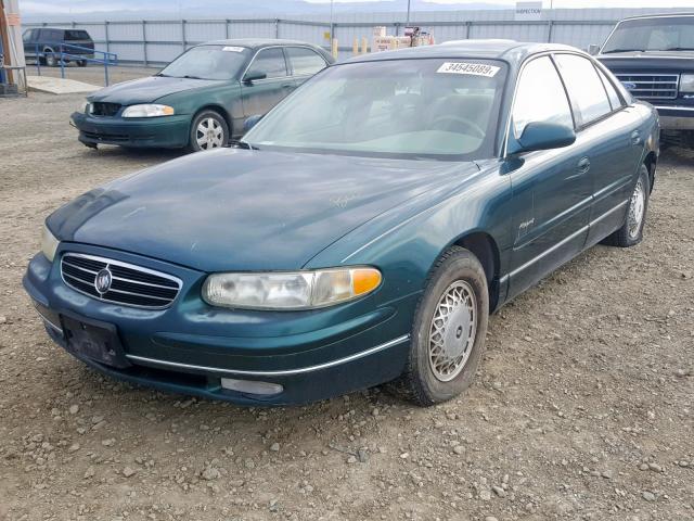 2G4WB52K8W1414362 - 1998 BUICK REGAL LS GREEN photo 2