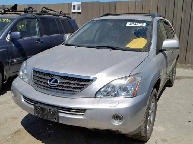 JTJHW31U660031263 - 2006 LEXUS RX 400 SILVER photo 2