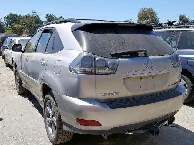 JTJHW31U660031263 - 2006 LEXUS RX 400 SILVER photo 3