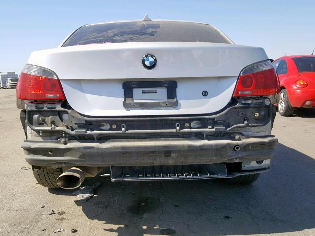 WBANA53555B858600 - 2005 BMW 525 I SILVER photo 9