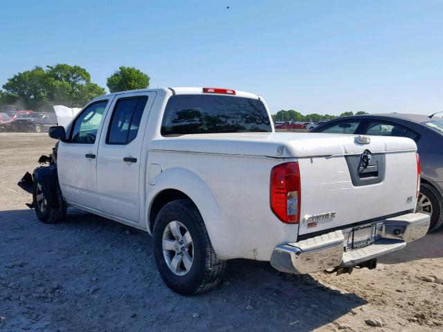 1N6AD0ER4AC405811 - 2010 NISSAN FRONTIER C WHITE photo 3