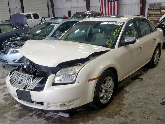 1MEHM42W69G629359 - 2009 MERCURY SABLE PREM WHITE photo 2