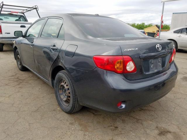 1NXBU40E79Z071195 - 2009 TOYOTA COROLLA BASE  photo 3