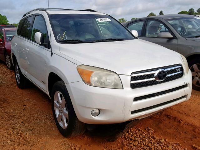 JTMZK31V375012721 - 2007 TOYOTA RAV4 LIMIT WHITE photo 1