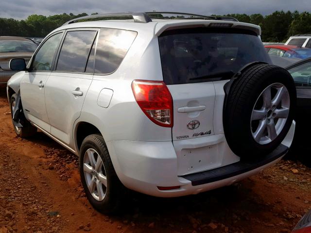 JTMZK31V375012721 - 2007 TOYOTA RAV4 LIMIT WHITE photo 3