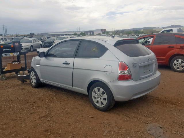 KMHCM3ACXAU181982 - 2010 HYUNDAI ACCENT BLU SILVER photo 3