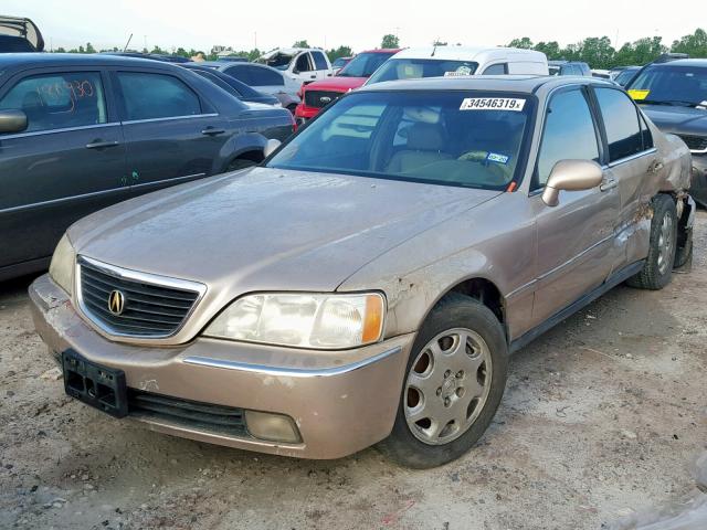 JH4KA9651YC007741 - 2000 ACURA 3.5RL TAN photo 2