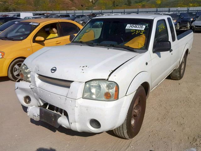 1N6DD26T24C465870 - 2004 NISSAN FRONTIER K WHITE photo 2