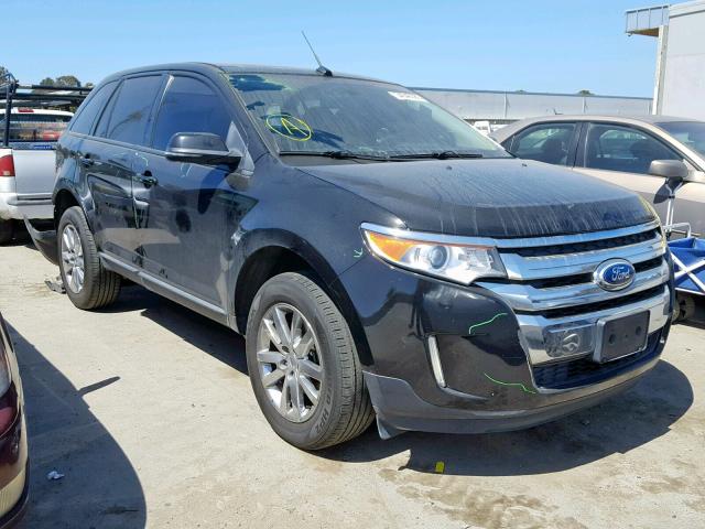 2FMDK3JC4DBC85470 - 2013 FORD EDGE SEL BLACK photo 1