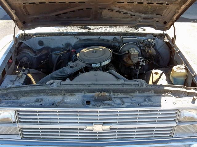 1GCGC23M3ES195569 - 1984 CHEVROLET C20 GRAY photo 7