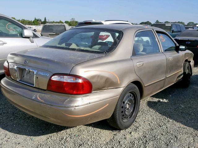 1YVGF22C0Y5146424 - 2000 MAZDA 626 ES GOLD photo 4