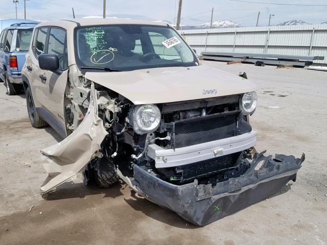 ZACCJAAH0FPB71593 - 2015 JEEP RENEGADE S TAN photo 1