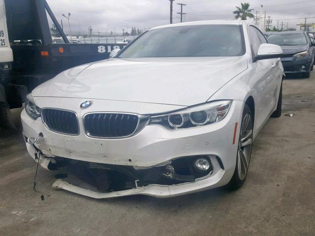 WBA4B1C50GG243170 - 2016 BMW 435 I WHITE photo 2