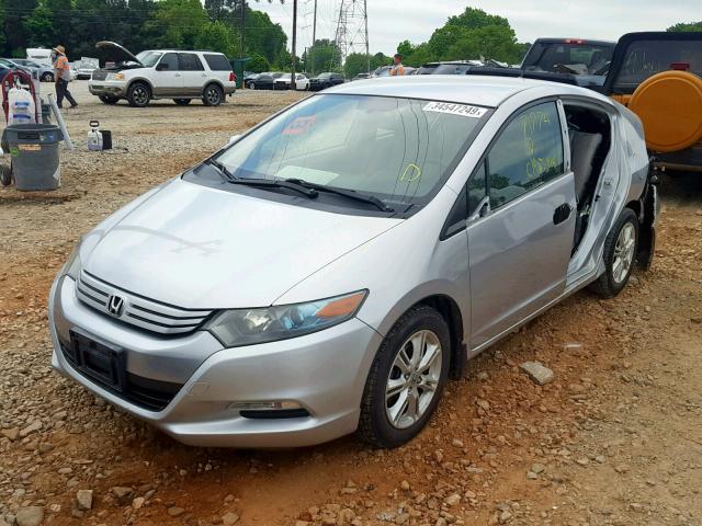 JHMZE2H78AS028378 - 2010 HONDA INSIGHT EX SILVER photo 2