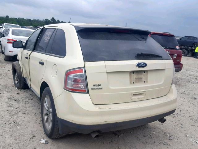 2FMDK36CX8BA74563 - 2008 FORD EDGE SE BEIGE photo 3