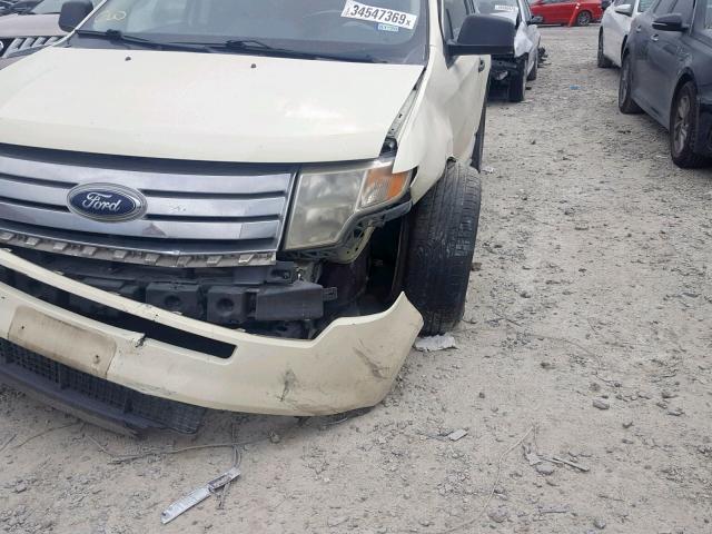 2FMDK36CX8BA74563 - 2008 FORD EDGE SE BEIGE photo 9