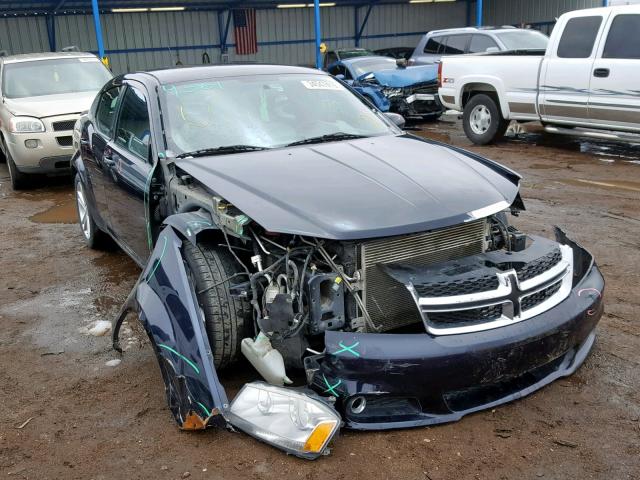 1B3BD1FG8BN526195 - 2011 DODGE AVENGER MA BLUE photo 1