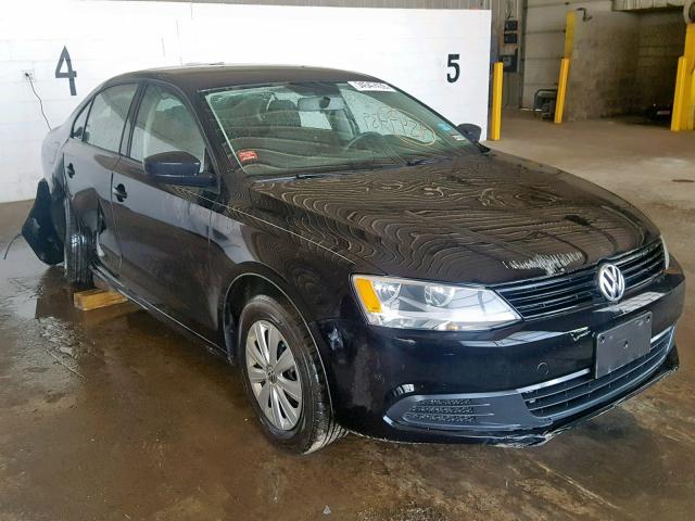 3VW2K7AJ6EM234275 - 2014 VOLKSWAGEN JETTA BASE 黑色 照片 1