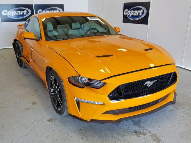 1FA6P8CF3J5158928 - 2018 FORD MUSTANG GT ORANGE photo 1