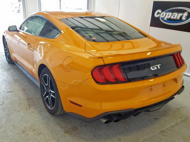 1FA6P8CF3J5158928 - 2018 FORD MUSTANG GT ORANGE photo 3