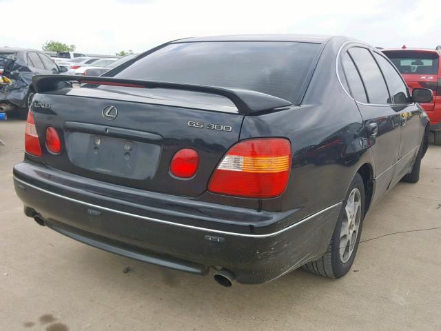 JT8BD68S6Y0110034 - 2000 LEXUS GS 300 BLACK photo 4