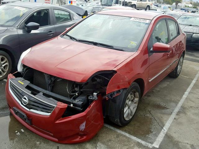 3N1AB6AP6BL732204 - 2011 NISSAN SENTRA 2.0 RED photo 2