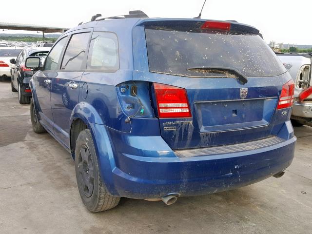 3D4GH67V19T234338 - 2009 DODGE JOURNEY R/ BLUE photo 3