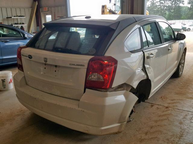 1B3CB5HA2BD268174 - 2011 DODGE CALIBER HE WHITE photo 4