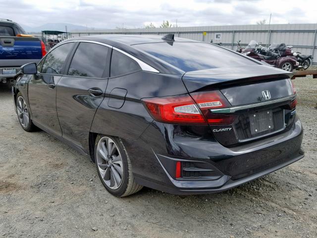 JHMZC5F1XJC012120 - 2018 HONDA CLARITY BLACK photo 3