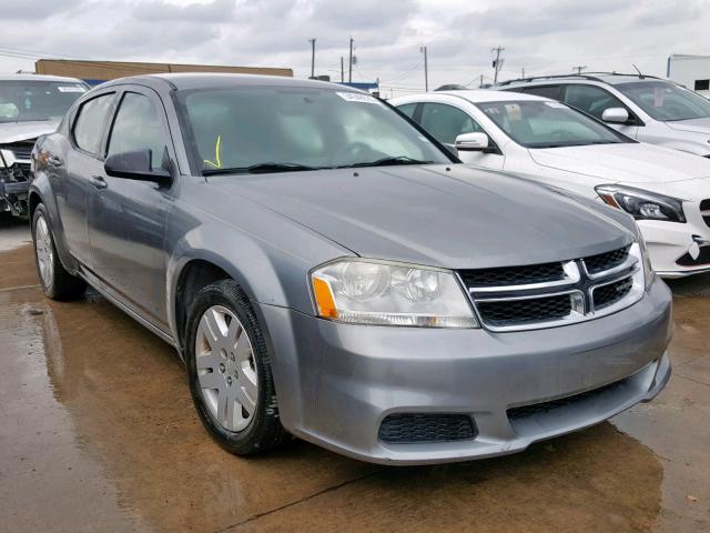 1B3BD4FB7BN572624 - 2011 DODGE AVENGER EX GRAY photo 1